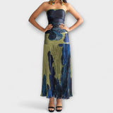 Noelle - Robe Midi Sans Bretelles