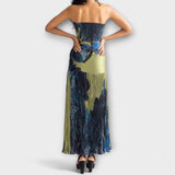 Noelle - Robe Midi Sans Bretelles