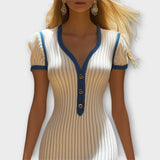 Ellena - Robe Midi Fishtail Élégante