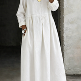 Pascale | Robe longue en denim souple