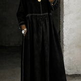 Pascale | Robe longue en denim souple